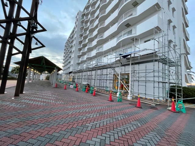 某リゾートマンション外壁補修